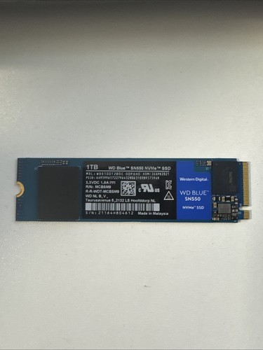 Blue sn550 1tb nvme ssd - blue,